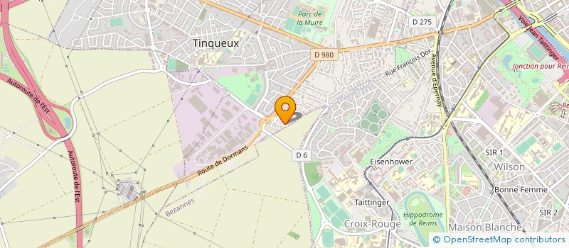localisation de l'entreprise MADAME AUDREY GUILLE  TINQUEUX