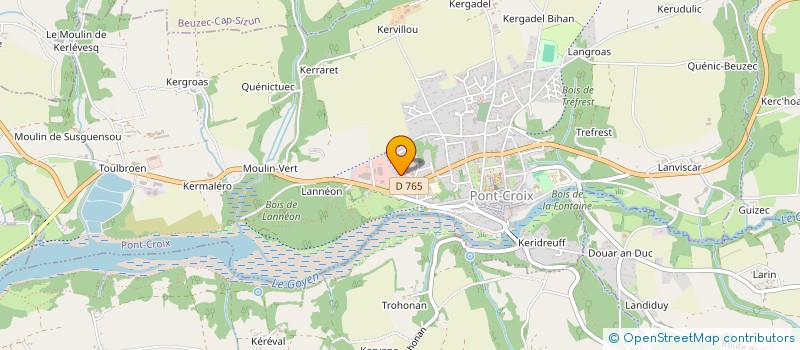 localisation de l'entreprise MADAME AUDREY GUILLO  PONT-CROIX