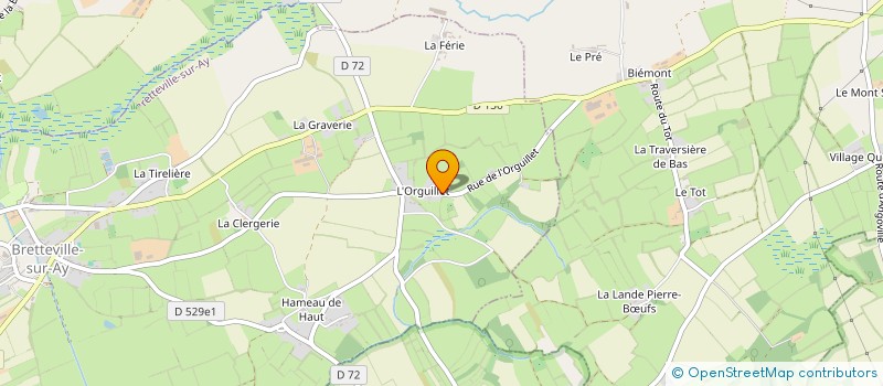 localisation de l'entreprise MADAME AUDREY GUILLON  BRETTEVILLE-SUR-AY