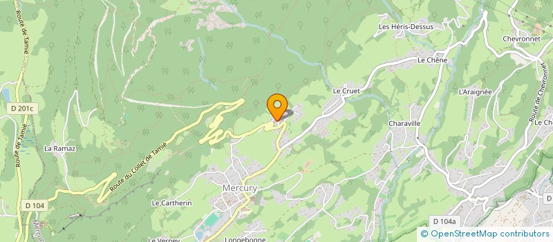 localisation de l'entreprise MADAME AUDREY GUILLOU  MERCURY