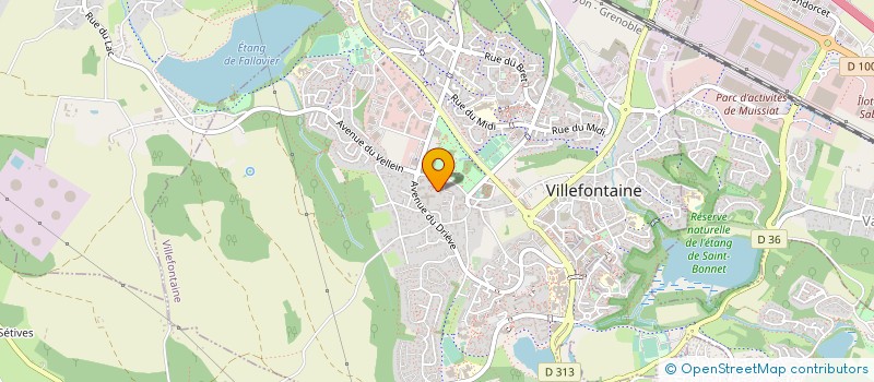 localisation de l'entreprise MADAME AUDREY GUILLOUD  VILLEFONTAINE