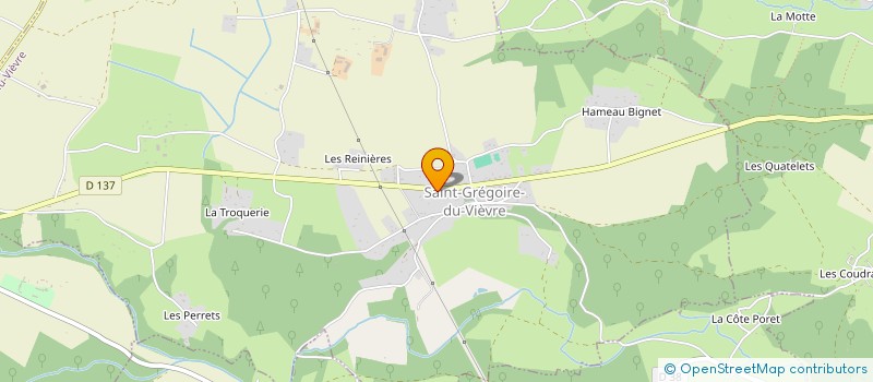 localisation de l'entreprise MADAME AUDREY GUINAND à SAINT-GREGOIRE-DU-VIEVRE
