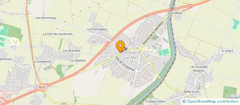 localisation de l'entreprise MADAME AUDREY GUITTON  DOMPIERRE-SUR-MER