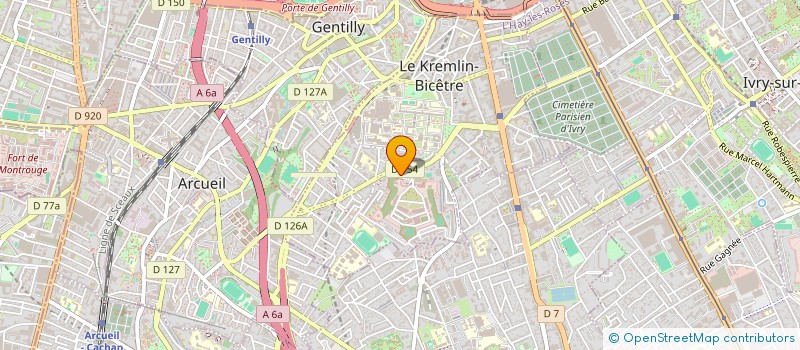 localisation de l'entreprise MADAME AUDREY GUITTON à LE KREMLIN-BICETRE