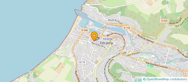 localisation de l'entreprise MADAME AUDREY GUYOT  FECAMP