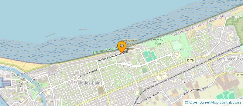 localisation de l'entreprise MADAME AUDREY HAEZEBROUCK à DUNKERQUE