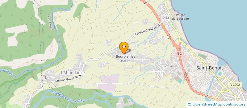 localisation de l'entreprise MADAME AUDREY HAGEN  SAINT-BENOIT