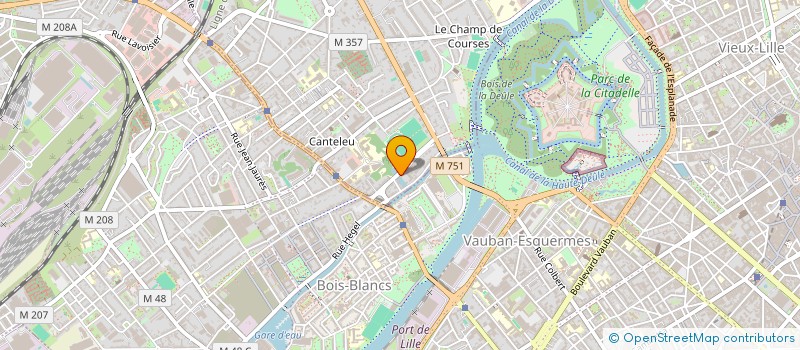 localisation de l'entreprise MADAME AUDREY HAMEZ  SAINT-ANDRE-LEZ-LILLE