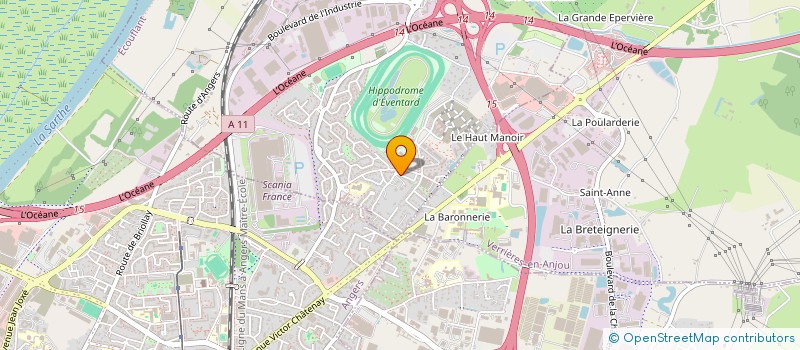 localisation de l'entreprise MADAME AUDREY HAMON  ECOUFLANT