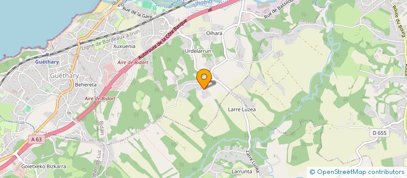 localisation de l'entreprise MADAME AUDREY HAREAU  ARBONNE