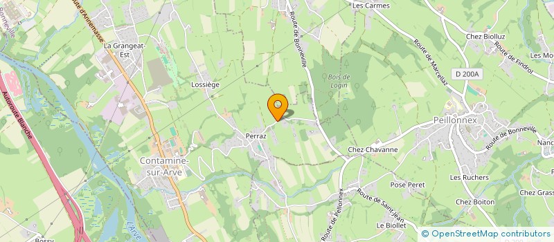 localisation de l'entreprise MADAME AUDREY HATTERER  CONTAMINE-SUR-ARVE