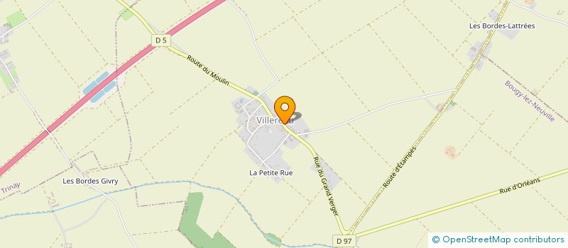 localisation de l'entreprise MADAME AUDREY HEBERT à VILLEREAU