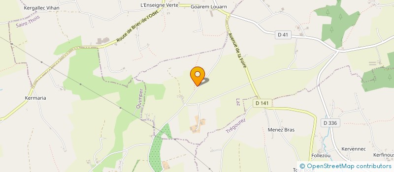 localisation de l'entreprise MADAME AUDREY HELOIN  LAZ