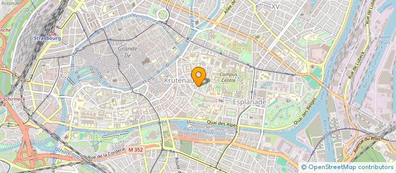 localisation de l'entreprise MADAME AUDREY HELSTROFFER à STRASBOURG