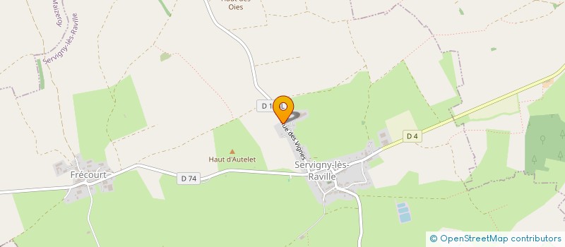 localisation de l'entreprise MADAME AUDREY HENRY  SERVIGNY-LES-RAVILLE