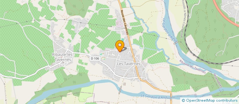 localisation de l'entreprise MADAME AUDREY HERNANDEZ à RIBAUTE-LES-TAVERNES