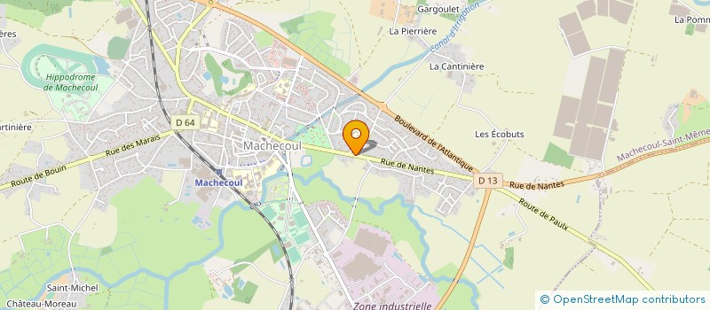 localisation de l'entreprise MADAME AUDREY HERVOUET  MACHECOUL-SAINT-MEME