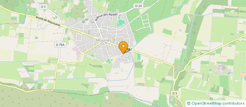 localisation de l'entreprise MADAME AUDREY HOARAU  MOURIES