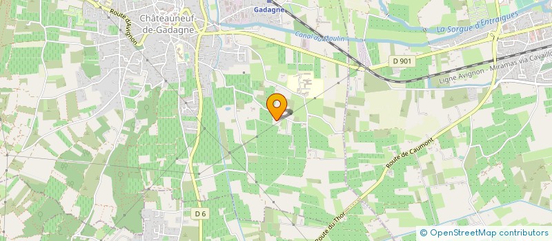 localisation de l'entreprise MADAME AUDREY HOENIG  CHATEAUNEUF-DE-GADAGNE
