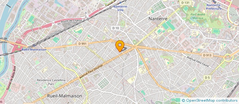 localisation de l'entreprise MADAME AUDREY HORTH  NANTERRE