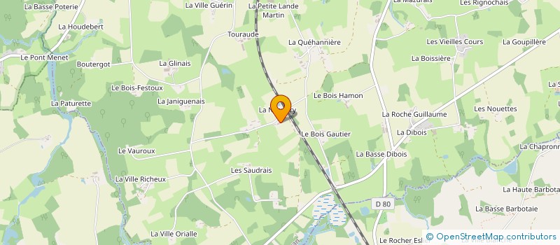 localisation de l'entreprise MADAME AUDREY HOUEL  BAGUER-MORVAN