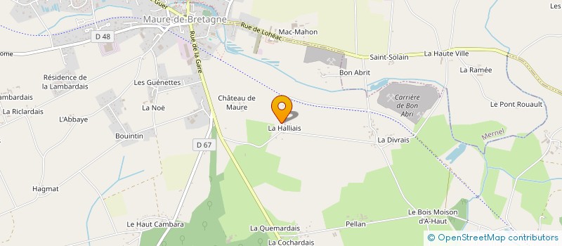 localisation de l'entreprise MADAME AUDREY HUCHET  VAL D'ANAST