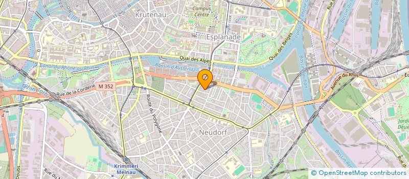 localisation de l'entreprise MADAME AUDREY HUEBER à STRASBOURG