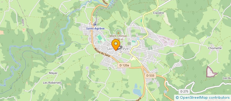 localisation de l'entreprise MADAME AUDREY HUIBAN  SAINT-AGREVE