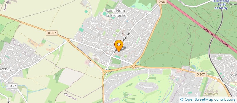 localisation de l'entreprise MADAME AUDREY HUILIO  SAINT-NOM-LA-BRETECHE