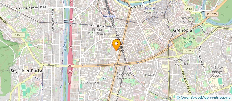 localisation de l'entreprise MADAME AUDREY HURSTEL à GRENOBLE