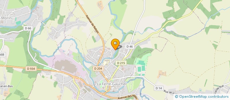 localisation de l'entreprise MADAME AUDREY HUYSSCHAERT  LA FERTE-GAUCHER