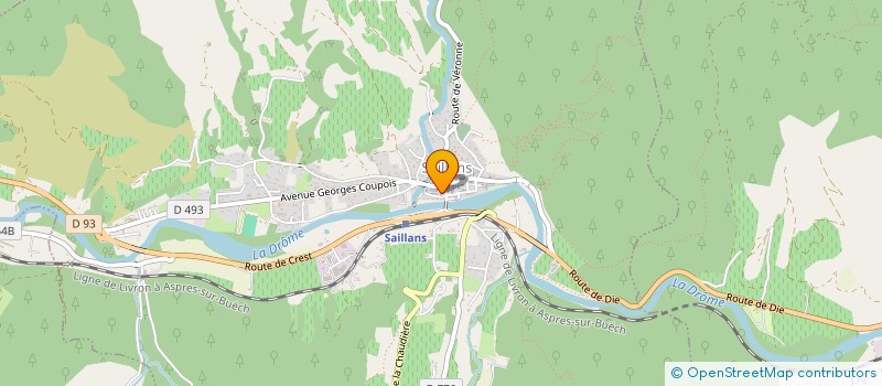 localisation de l'entreprise MADAME AUDREY IDCZAK  SAILLANS