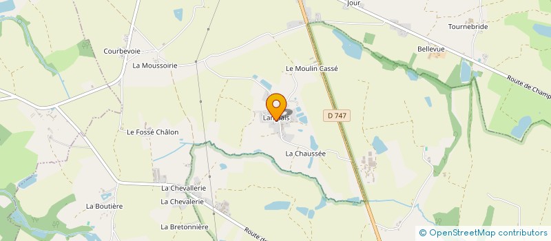 localisation de l'entreprise MADAME AUDREY ITURRIOZ à LA BOISSIERE-DES-LANDES