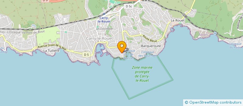 localisation de l'entreprise MADAME AUDREY IZERN à CARRY-LE-ROUET