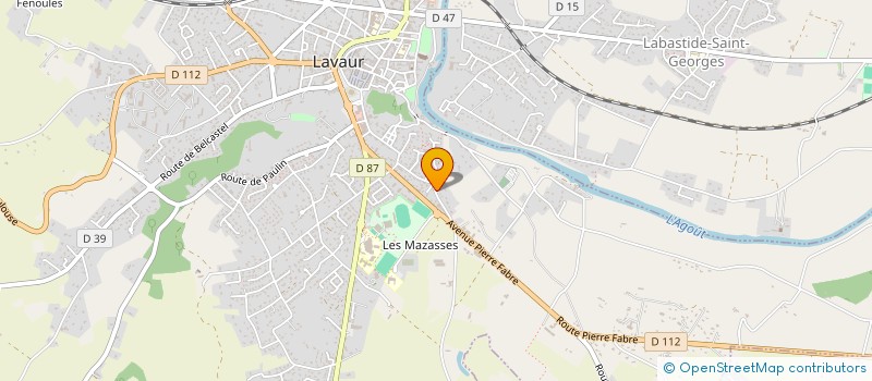 localisation de l'entreprise MADAME AUDREY JACAZAIRES  LACROISILLE