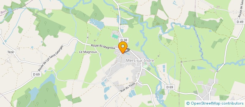 localisation de l'entreprise MADAME AUDREY JACQUIN à MERS-SUR-INDRE