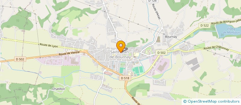 localisation de l'entreprise MADAME AUDREY JALIA  SAINT-JEAN-DE-BOURNAY