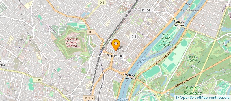 localisation de l'entreprise MADAME AUDREY JAMES à SURESNES