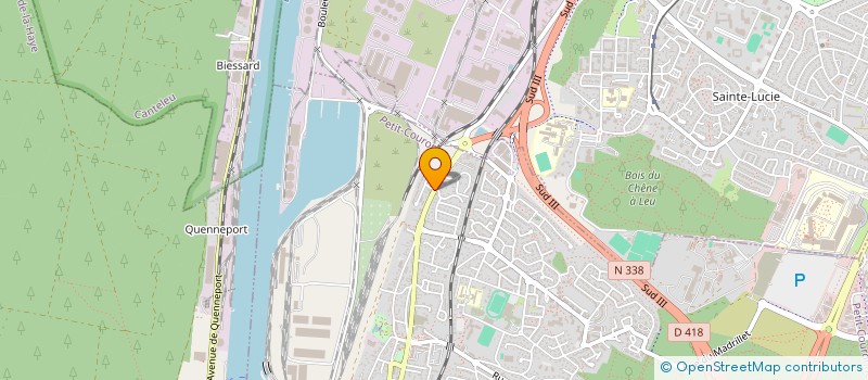 localisation de l'entreprise MADAME AUDREY JAMES  PETIT-COURONNE