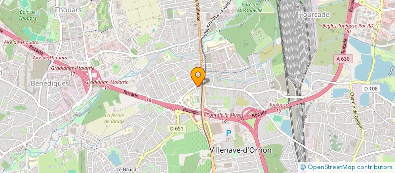 localisation de l'entreprise MADAME AUDREY JANASZKIEWICZ  VILLENAVE-D'ORNON