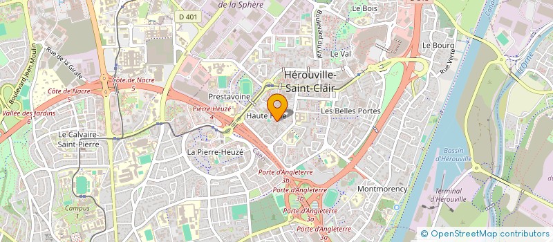 localisation de l'entreprise MADAME AUDREY JANNEAU à HEROUVILLE-SAINT-CLAIR