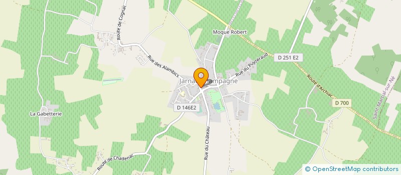 localisation de l'entreprise MADAME AUDREY JEAN-BAPTISTE  JARNAC-CHAMPAGNE