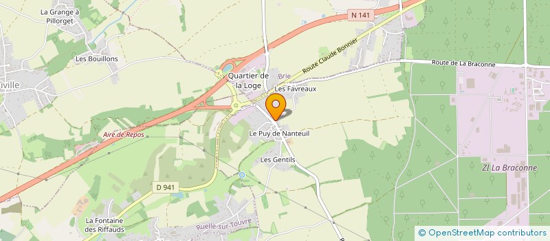 localisation de l'entreprise MADAME AUDREY JEGOU  SAINT-ROME-DE-CERNON