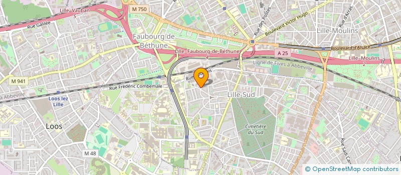 localisation de l'entreprise MADAME AUDREY JEVERDAN à LILLE