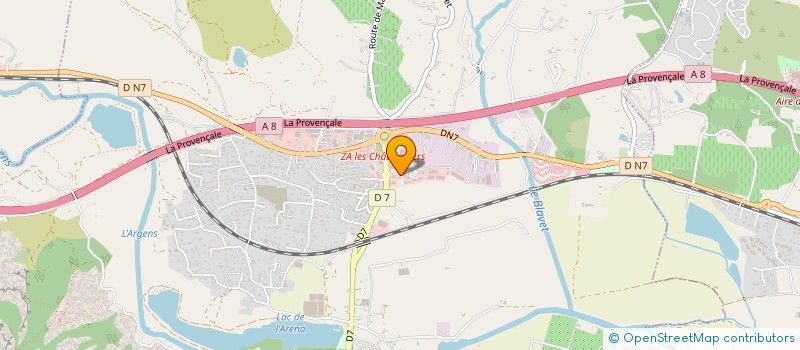 localisation de l'entreprise MADAME AUDREY JOLIVET  ROQUEBRUNE-SUR-ARGENS