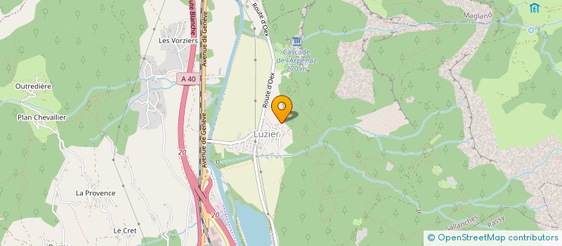 localisation de l'entreprise MADAME AUDREY JOLY  SALLANCHES