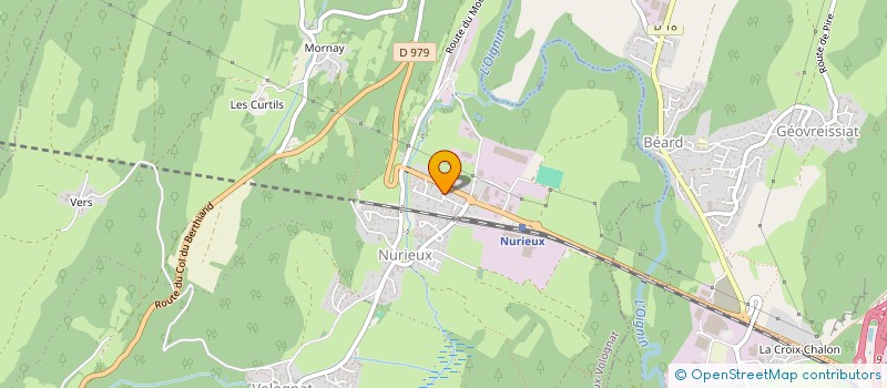 localisation de l'entreprise MADAME AUDREY JOLY  NURIEUX-VOLOGNAT