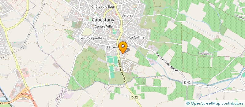 localisation de l'entreprise MADAME AUDREY JOREAU à CABESTANY