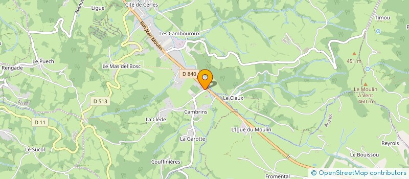 localisation de l'entreprise MADAME AUDREY JOULIE  CONQUES EN ROUERGUE