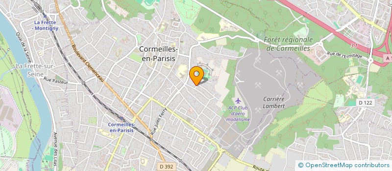 localisation de l'entreprise MADAME AUDREY JOURDAIN  CORMEILLES-EN-PARISIS